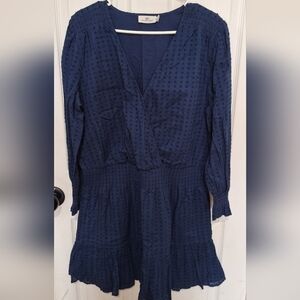 Vineyard Vines Deep Blue Dress XL